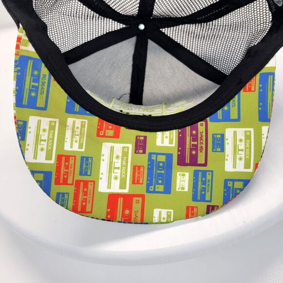 Pugs Old School Baseball Cap Hat Cassettes MIX Tape Flat Bill Meshback Snapback - Picture 7 of 10